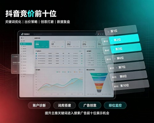 炉霍抖音搜索竞价